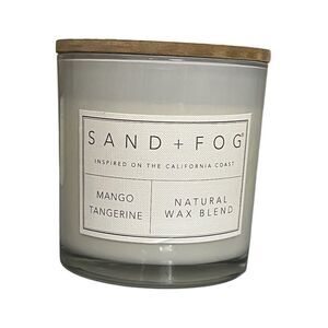 Sand + Fog Mango Tangerine Scented Candle Large 3-Wick 21 oz Relaxing Sweet Cozy